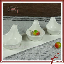 Hot Style White Porcelain Ceramic Serving Dish Dinner Set